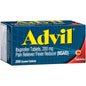 Advil Pain Reliever & Fever Reducer tablets with 200 mg ibuprofen, coated tablets for headache, backache, menstrual, or joint pain