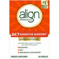 Align Probiotic capsules for daily digestive health, with natural ingredients, in a clear bottle, from Pasteur Pharmacy.