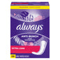 Always Daily Liners with extra protection, extra long, double pack, for discreet health and feminine hygiene.
