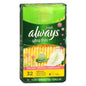 Always Ultra Thin Pads with Flexi Wings, Regular size, fresh scent, by Pasteur Pharmacy, shown in a box with packaging details.