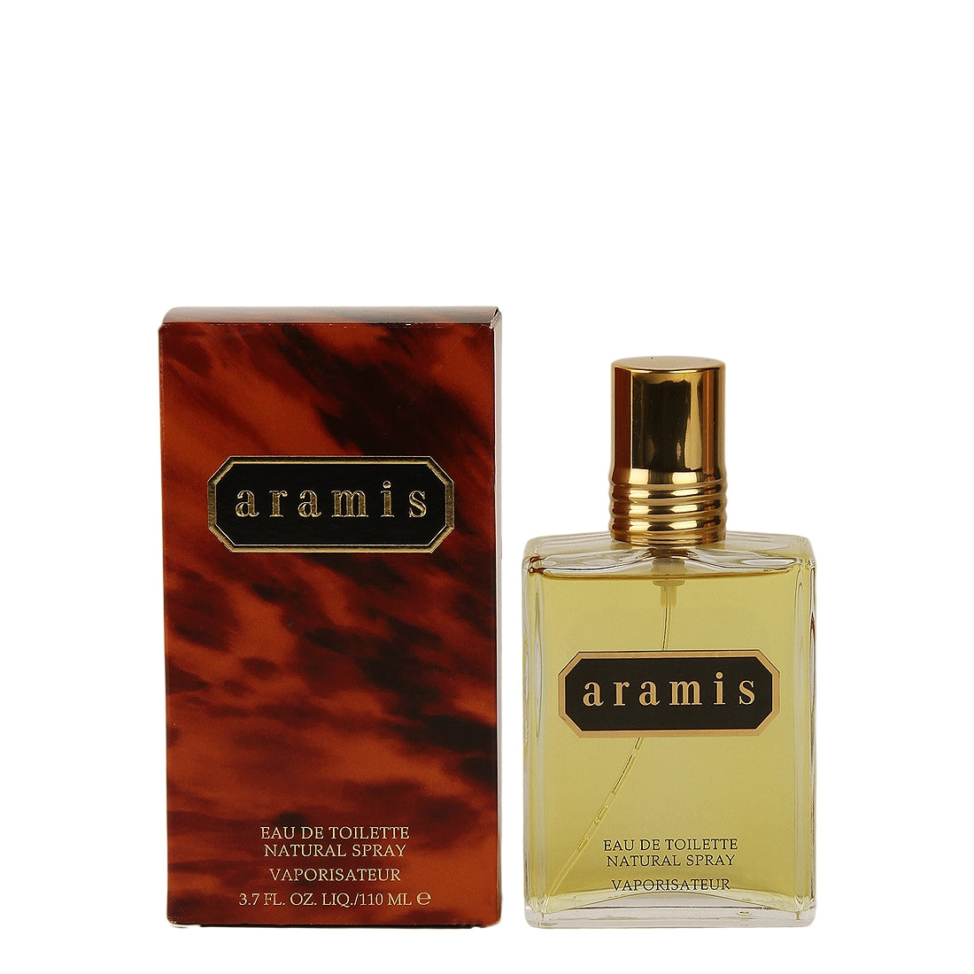 Aramis Classic Eau De Toilette Spray for Men, 110 ml, showing the perfume bottle with its classic design.