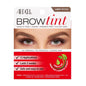 Ardell Brow Tint Semi-Permanent Dye Kit in Light Brown for natural, defined eyebrows, includes dye and applicator tools.