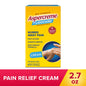 Cream tube of Aspercreme Maximum Strength Pain Relief with Lidocaine from Pasteur Pharmacy, showing the product packaging.