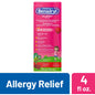 Benadryl Children's Allergy Relief Liquid Cherry 4 oz bottle, cherry-flavored medicine for allergy relief in children
