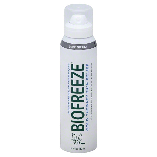 Biofreeze cold therapy pain relief gel from Pasteur Pharmacy, showing the tube with cooling menthol formula for muscle pain relief.