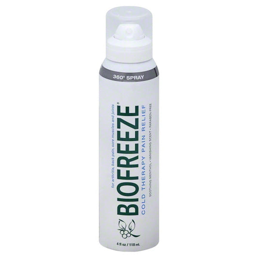 Biofreeze cold therapy pain relief gel from Pasteur Pharmacy, showing the tube with cooling menthol formula for muscle pain relief.