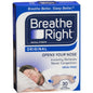 Breathe Right Original Tan Nasal Strips in 30-count package, designed to help open nasal passages for easier breathing.