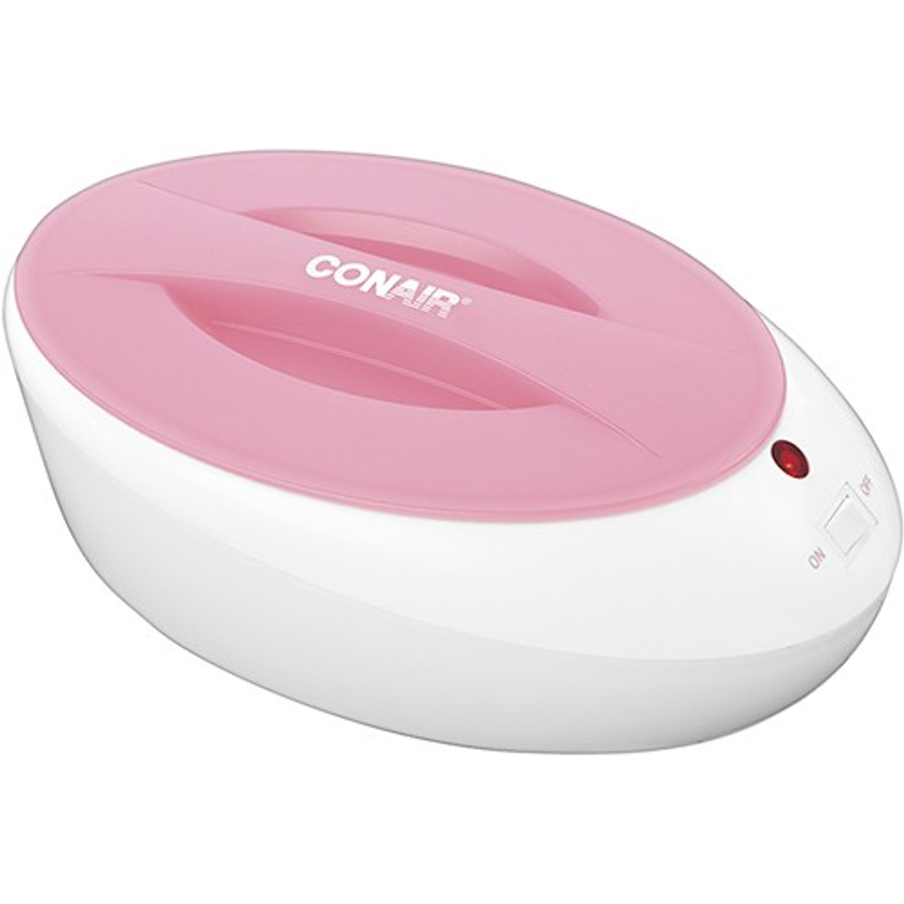 Conair True Glow heated thermal paraffin bath for hand and foot skincare, with a sleek white design and digital control panel.