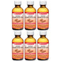 De La Cruz Sweet Almond Oil 2 oz in a clear bottle, natural health and beauty product for skin and hair care.