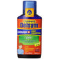 Delsym Max Strength Cough Plus Chest Congestion DM Liquid in cherry flavor, 6 oz bottle, for cough and chest congestion relief.