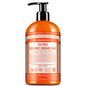 Dr. Bronner's Organic 4-in-1 Pump Soap with Tea Tree in 12 Fl Oz bottle, featuring a pump dispenser and label design.