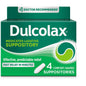 Dulcolax 10 mg laxative suppositories by Pasteur Pharmacy, comfort-shaped for easy use, in a health and beauty product image.