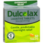 Dulcolax Overnight Laxative 5 mg comfort coated tablets, health and beauty product, shown in blister pack with tablets.