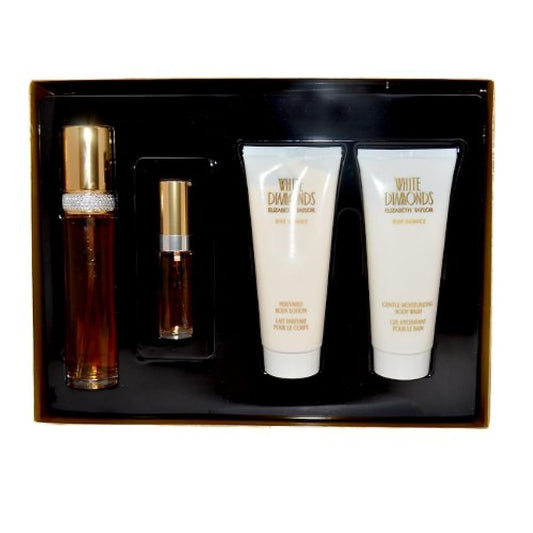 Elizabeth Taylor White Diamonds perfume bottle from Pasteur Pharmacy, elegant health and beauty product with a sleek design.