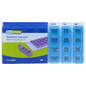 Ezy Dose Weekly Medication Organizer from Pasteur Pharmacy with labeled compartments for daily pill management.