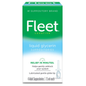 Fleet 7.5 ml liquid glycerin laxative suppositories for adults, shown in package with applicator for gentle relief.