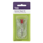 Flents Eye Glass Repair Kit by Pasteur Pharmacy showing small tools and replacement screws for eyeglass repair.