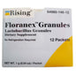 Floranex® Probiotic Antidiarrheal Granules from Rising Pharma in a clear packaging, designed to support digestive health and soothe diarrhea.