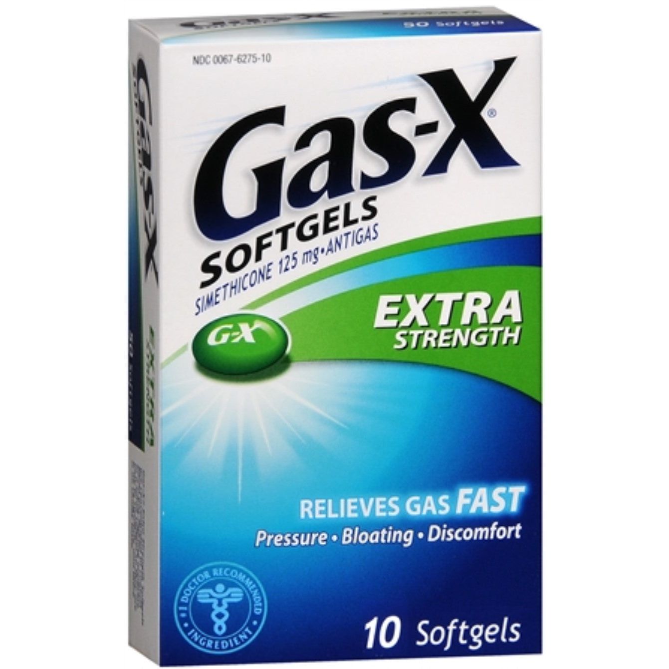 Gas-X Equate Relief Simethicone 125 Mg extra strength softgels for gas and bloating relief, from Pasteur Pharmacy.