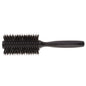 Giorgio Janeke Srl Jäneke round hairbrush with natural and nylon bristles, wooden handle in black, for health and beauty.