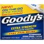 Goody's Powder stick packs for headache relief, extra strength, in a health and beauty product image from Pasteur Pharmacy.