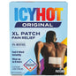 Icy Hot Medicated Patch by Pasteur Pharmacy, extra strength XL back and large area patches, three patches for pain relief.