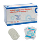 Sterile Inject-Safe White Film Foam Adhesive Barrier Strip with 1-3/8 inch diameter bandage by Pasteur Pharmacy for wound protection.