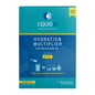 Liquid I.V. Hydration Multiplier electrolyte drink mix in lemon lime flavor, featuring a powder packet with lemon and lime images.