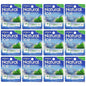 Pack of 12 Mentholatum Natural Ice Original SPF 15 medicated lip balms, soothing and moisturizing for healthy lips.