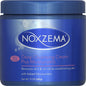 Noxzema Classic Clean Moisturizing Plus Cleansing Cream for all skin types in a 12oz jar, with a white and blue label.
