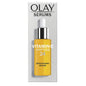 Olay Brightening Serum with Vitamin C and Peptides in a 1.3 fl oz bottle, designed for skin brightening and health.
