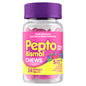 Pepto-Bismol Berry Mint Chewable Tablets in a bottle, health supplement for stomach relief, by Pasteur Pharmacy.