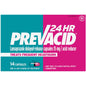 Prevacid 24HR Lansoprazole 15 mg delayed-release capsules for acid reduction, shown in a blister pack.