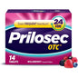 Box of Prilosec OTC 20mg delayed-release proton-pump inhibitor tablets by Pasteur Pharmacy, 14-count package.