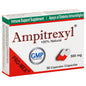 Pro Mex Ampitrexyl 500 mg capsules for immune support, shown in a bottle with capsules in a health and beauty setting.