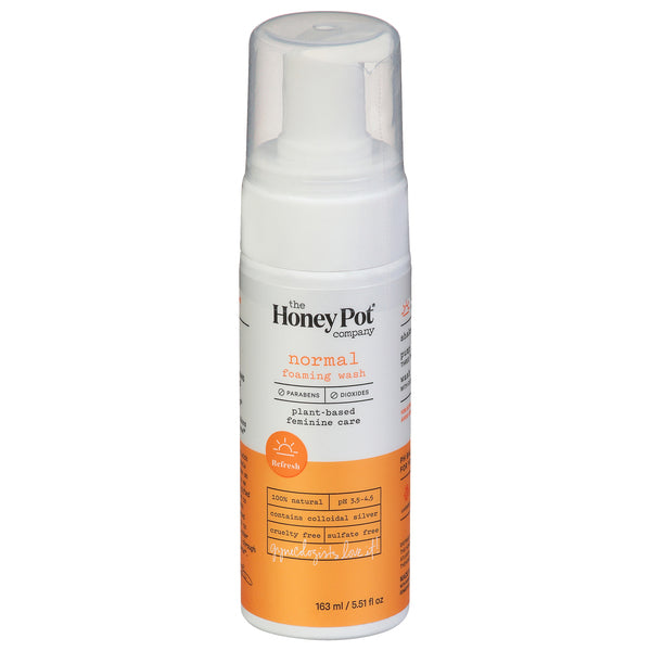 Refresh Normal Foaming Wash by Pasteur Pharmacy, 163 ml bottle, gentle skin cleanser with foaming formula for daily use.