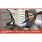 Stander 30-inch safety bed rail from Pasteur Pharmacy, sturdy metal support for added bedroom safety and support.