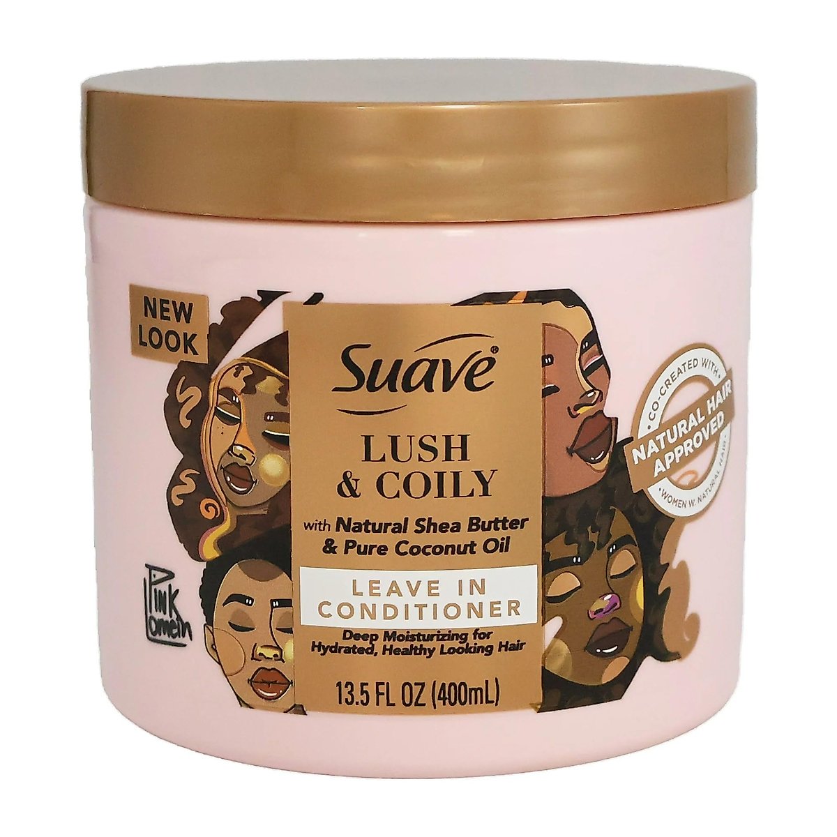 Suave Professionals Natural Hair Leave-In Conditioner Nourish and Strengthen, 13.5 oz, for healthy, moisturized hair.