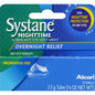 Systane Nighttime Lubricant Eye Ointment from Pasteur Pharmacy, shown in a tube suitable for overnight eye relief.