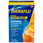 Theraflu Acetaminophen Cold Relief Severe packets with honey lemon flavor for quick relief, displayed in a health and beauty setting.