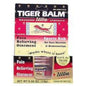 Tiger Balm Ultra Strength Pain Relieving Ointment sports rub jar with label and applicator, for muscle pain relief.