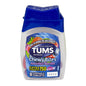 Tums Antacid Extra Strength Chewy Bites in assorted berries, 8-count package, natural relief for indigestion and heartburn.