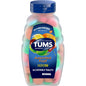 Tums Extra Strength 750 chewable antacid tablets in assorted fruit flavor, displayed in a blister pack.