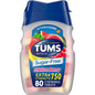 Tums Sugar Free Extra Strength Antacid Melon Berry chewable tablets in a blister pack, used for heartburn relief.