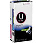 U by Kotex Security Overnight Maxi Pads, wingless, 28-count, in packaging with the brand name visible, designed for overnight protection.