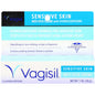 Vagisil Anti-Itch Creme for sensitive skin, maximum strength, health and beauty product in a tube.