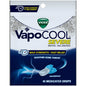 Vicks VapoCool Severe Max Strength Medicated Drops in Winterfrost flavor, 45 count, for sore throat relief, by Pasteur Pharmacy.