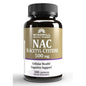 Windmill Vitamins NAC 500mg capsules, dietary supplement for health and wellness, shown in a bottle with 100 capsules.