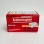 Box of Pasteur Pharmacy Acetaminophen 500mg tablets, 24 count, for pain relief and fever reduction.