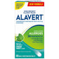 Alavert non-drowsy allergy relief ODT mint tablets in a bottle, 60 count, designed for fast allergy symptom relief.